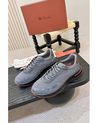 Мужские кроссовки Loro Piana Week End Walk - Grey