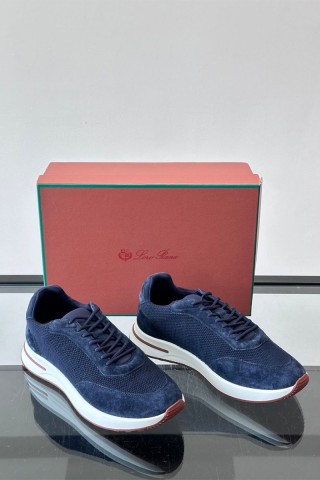 Мужские кроссовки Loro Piana Week End Walk - Navy