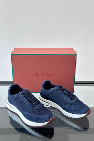 Мужские кроссовки Loro Piana Week End Walk - Navy