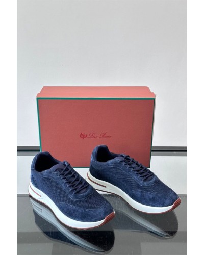 Мужские кроссовки Loro Piana Week End Walk - Navy