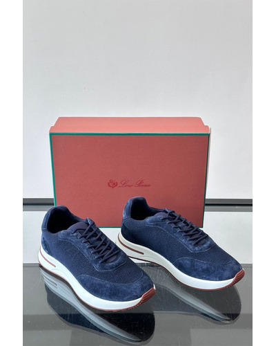 Мужские кроссовки Loro Piana Week End Walk - Navy