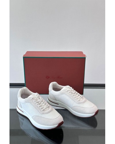 Мужские кроссовки Loro Piana Week End Walk - White