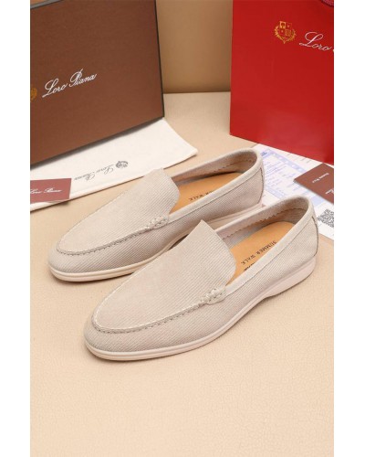 Мужские лоферы Loro Piana Summer Walk - Beige