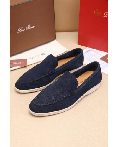 Мужские лоферы Loro Piana Summer Walk - Blue