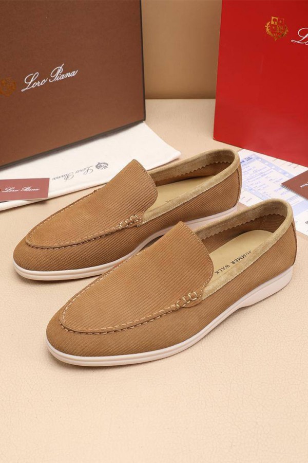 Мужские лоферы Loro Piana Summer Walk - Brown