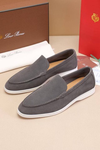 Мужские лоферы Loro Piana Summer Walk - Grey