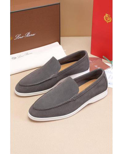 Мужские лоферы Loro Piana Summer Walk - Grey
