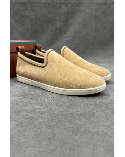 Мужские лоферы Loro Piana Venice Walk - Beige