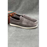 Мужские лоферы Loro Piana Venice Walk - Grey