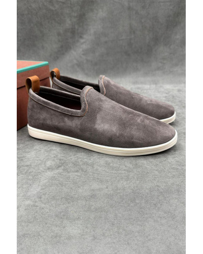 Мужские лоферы Loro Piana Venice Walk - Grey