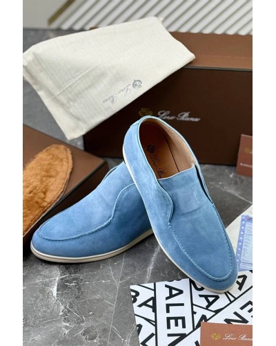 Мужские лоферы с меховой стелькой Loro Piana