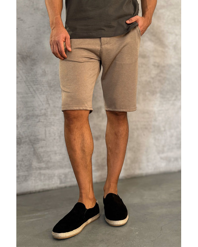 Мужские шорты Loro Piana бежевого цвета