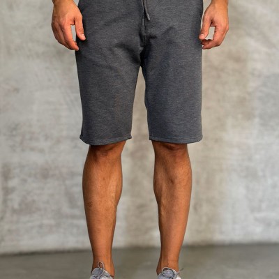 Мужские шорты Loro Piana серого цвета