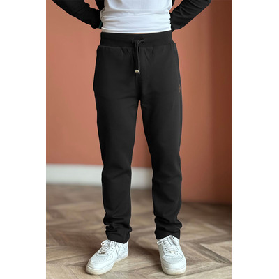 Мужские спортивные штаны Loro Piana monogram - Black