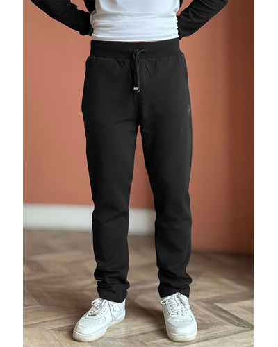 Мужские спортивные штаны Loro Piana monogram - Black