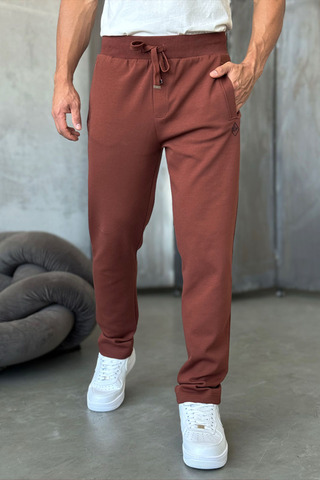 Мужские спортивные штаны Loro Piana monogram - Brown