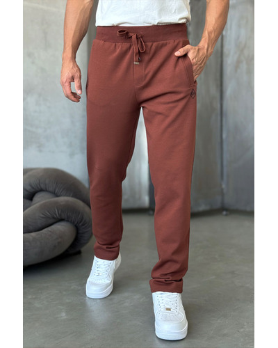 Мужские спортивные штаны Loro Piana monogram - Brown