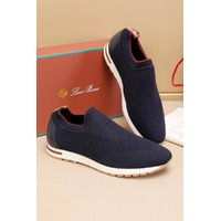 Мужские текстильные кроссовки Loro Piana Lp Flexy Active - Navy