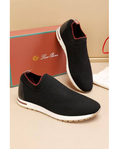 Мужские текстильные кроссовки Loro Piana Lp Flexy Active - Navy