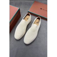 Мужские текстильные лоферы Loro Piana