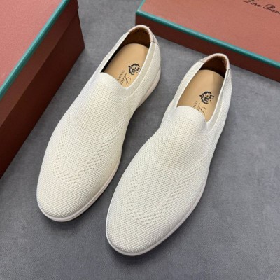 Мужские текстильные лоферы Loro Piana