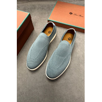 Мужские текстильные лоферы Loro Piana