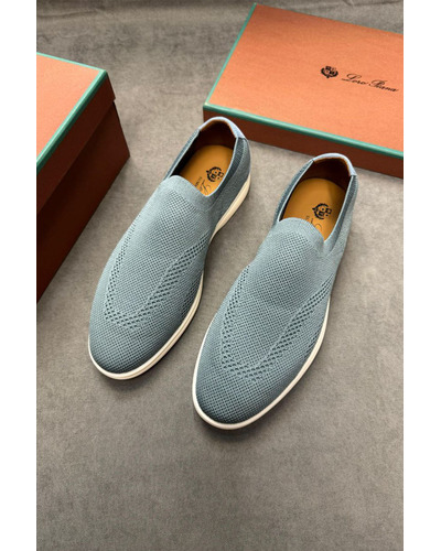 Мужские текстильные лоферы Loro Piana