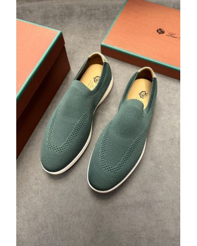 Мужские текстильные лоферы Loro Piana