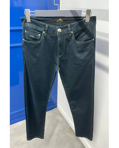 Мужские тёмно-синие джинсы Loro Piana regular fit