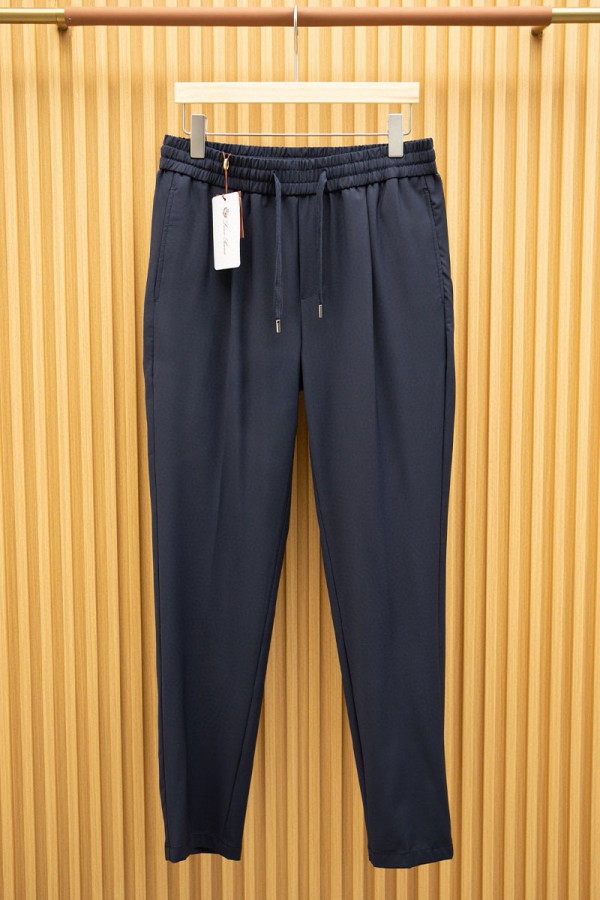 Мужские тёмно-синие штаны Loro Piana Premium