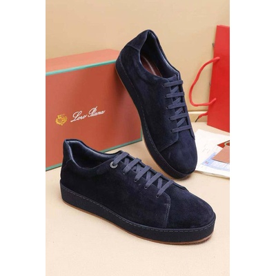 Мужские замшевые кроссовки Loro Piana