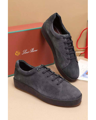 Мужские замшевые кроссовки Loro Piana