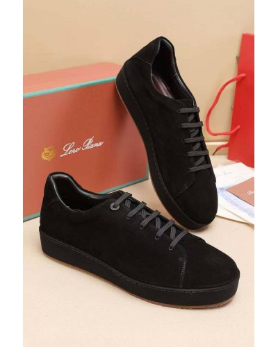 Мужские замшевые кроссовки Loro Piana