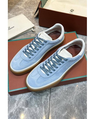 Мужские замшевые кроссовки Loro Piana Tennis Walk