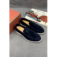 Мужские замшевые лоферы Loro Piana