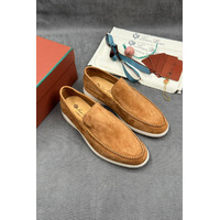 Мужские замшевые лоферы Loro Piana