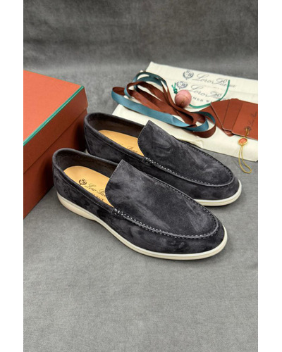 Мужские замшевые лоферы Loro Piana