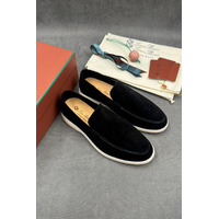 Мужские замшевые лоферы Loro Piana