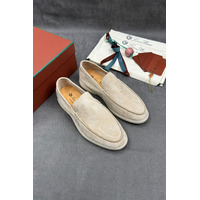 Мужские замшевые лоферы Loro Piana