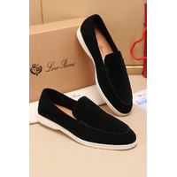 Мужские замшевые лоферы Loro Piana Summer Walk