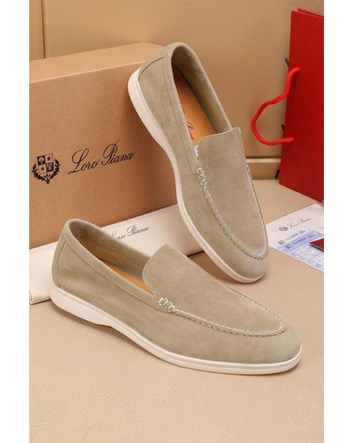 Мужские замшевые лоферы Loro Piana Summer Walk