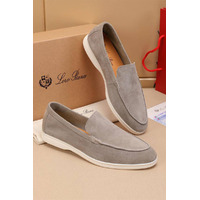 Мужские замшевые лоферы Loro Piana Summer Walk