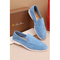 Мужские замшевые лоферы Loro Piana Summer Walk