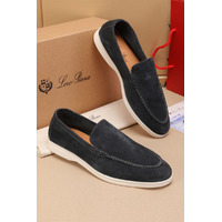Мужские замшевые лоферы Loro Piana Summer Walk