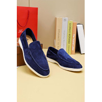 Мужские замшевые лоферы Loro Piana Summer Walk