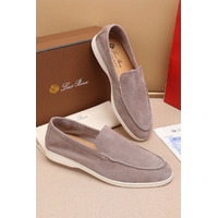 Мужские замшевые лоферы Loro Piana Summer Walk