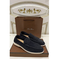 Мужские замшевые лоферы Loro Piana Summer Walk