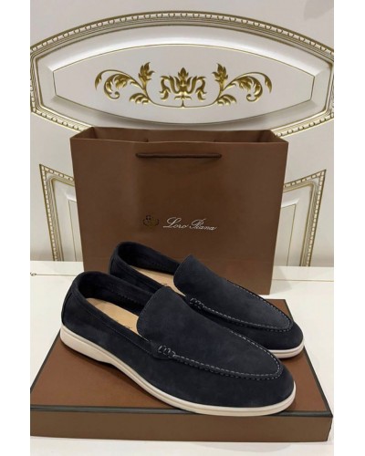 Мужские замшевые лоферы Loro Piana Summer Walk