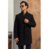 Мужское пальто чёрного цвета Loro Piana