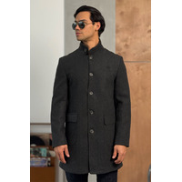 Мужское пальто серого цвета Loro Piana